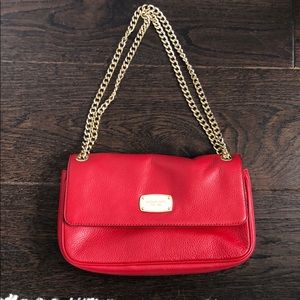 Red Michael Kors Handbag